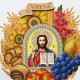 ТБ_РКМ_067 Virena Набір для вишивки бісером та бусинами - Рушник Спасівський на дитячий кошик 30x22 см (габардин)
