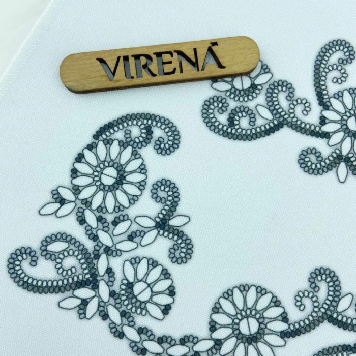 ТБ_РКВ_106 Virena Набір для вишивки бісером і бусинами - Великодній рушник на кошик 33x51 см (габардин)