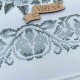 ТБ_РВМ_050 Virena Набір для вишивки бісером та бусинами - Рушник весільний малий срібний з короною 20x140 см (габардин)