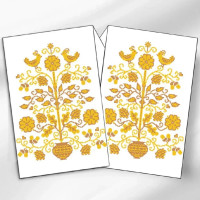 ТБ_РВВ_075 Virena Набір для вишивки бісером - Весільний рушник великий, 35x190 см (габардин)