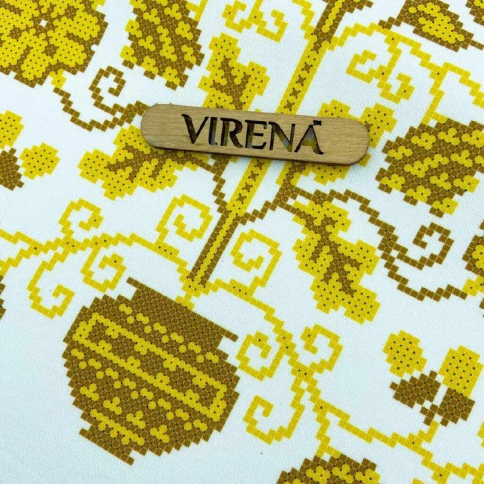 ТБ_РВВ_075 Virena Набір для вишивки бісером - Весільний рушник великий, 35x190 см (габардин)