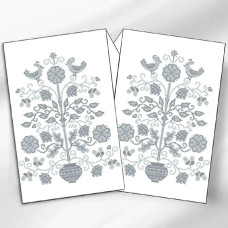 ТБ_РВВ_076 Virena Набір для вишивки бісером - Весільний рушник великий, 35x190 см (габардин)