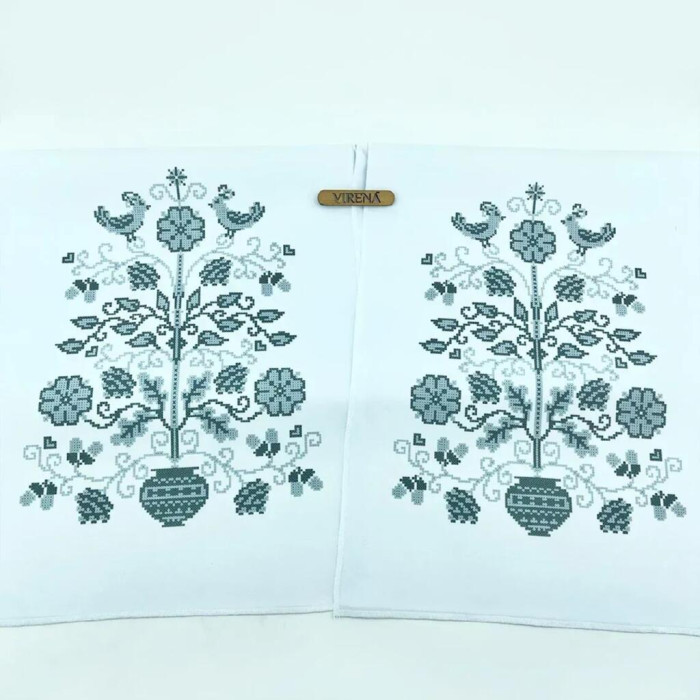 ТБ_РВВ_076 Virena Набір для вишивки бісером - Весільний рушник великий, 35x190 см (габардин)