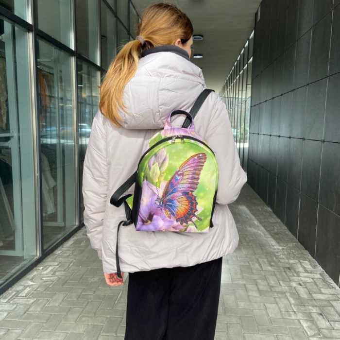 ТБ_Рюкзак_801 Virena Набір для вишивки бісером - Рюкзак Метелик, 24x30x8 см