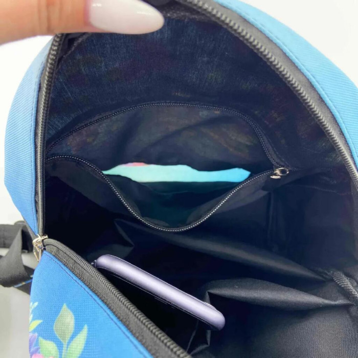 ТБ_Рюкзак_803 Virena Набір для вишивки бісером - Рюкзак Гном з квітами, 24x30x8 см