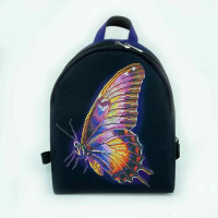 ТБ_Рюкзак_805 Virena Набір для вишивки бісером - Рюкзак Метелик, 24x30x8 см