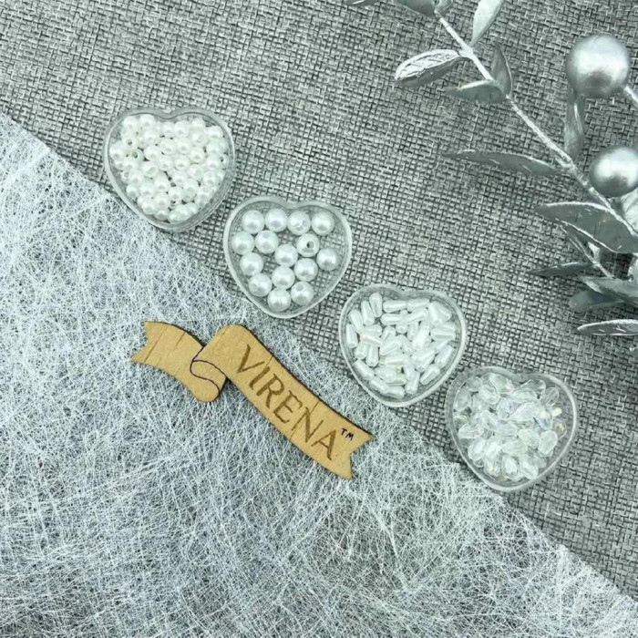 ТБ_САБ_1119 Virena Набір для вишивки бісером і бусинами - Сумка 16х24х5 см, штучна шкіра (бежевий)