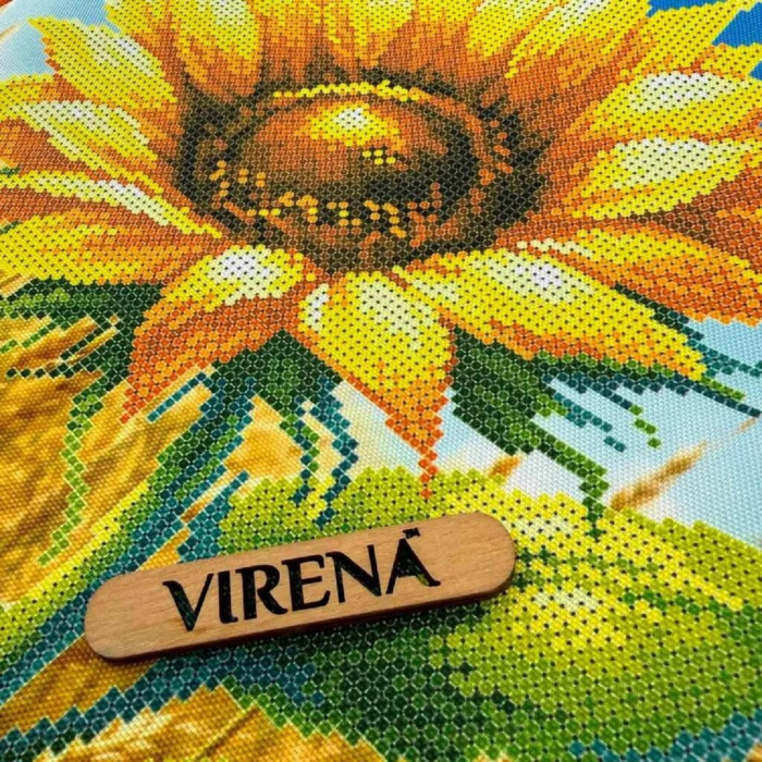 ТБ_Шоппер_668 Virena Набір для вишивки бісером - Шопер Соняшник, 38x42 см