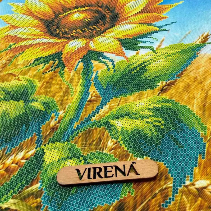 ТБ_Шоппер_668 Virena Набір для вишивки бісером - Шопер Соняшник, 38x42 см