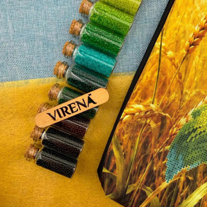 ТБ_Шоппер_753 Virena Набір для вишивки бісером - Соняшник, 39x32,5 см