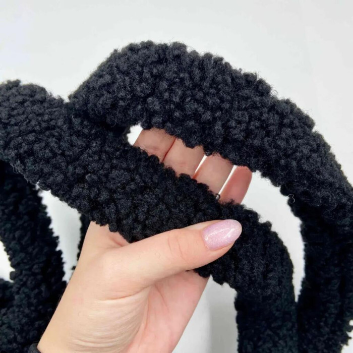 ТБ_Шоппер_810 Virena Набір для вишивки бісером - Сумка-шоппер Білий кінь 43x30 см (штучне хутро Teddy)