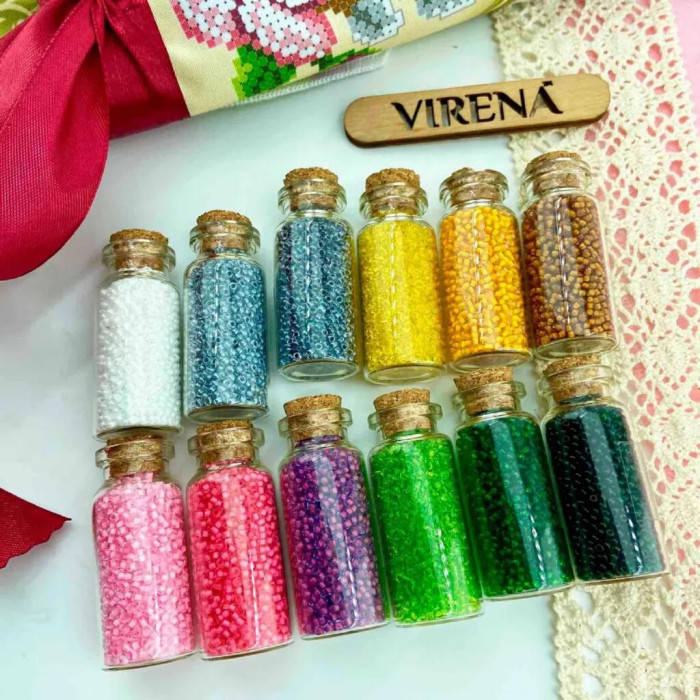 ТБ_СПВ_209 Virena Набір для вишивки бісером - Серветка Великодня 19x26 см (габардин)