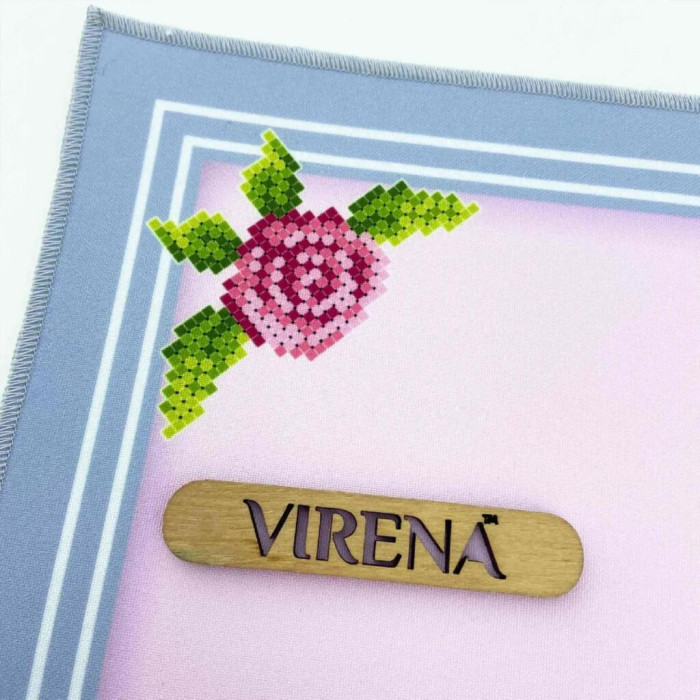 ТБ_СПВ_212 Virena Набір для вишивки бісером - Серветка Великодня 40x40 см (габардин)