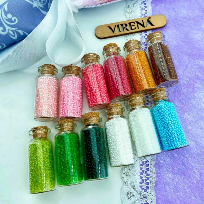 ТБ_СПВ_212 Virena Набір для вишивки бісером - Серветка Великодня 40x40 см (габардин)