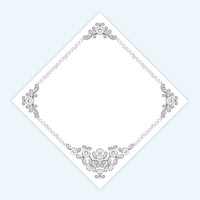 ТБ_СПВ_214 Virena Набір для вишивки бісером - Серветка весільна 40x40 см (габардин)