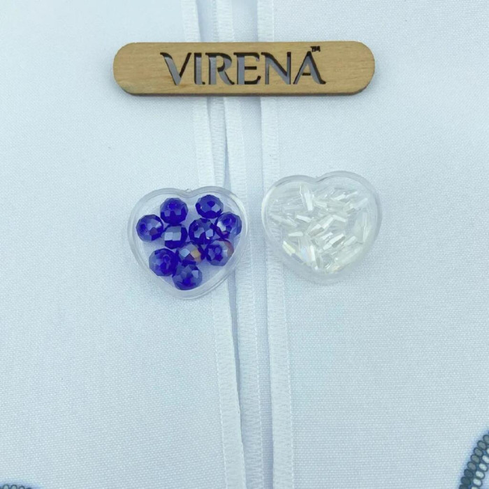 ТБ_СПВ_215 Virena Набір для вишивки бісером - Серветка весільна 40x40 см (габардин)