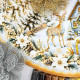 ТБ_СЯ_323 Virena Набір для вишивки бісером - Спідниця під ялинку Новорічна 71 см (схема на габардині)