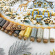ТБ_СЯ_323 Virena Набір для вишивки бісером - Спідниця під ялинку Новорічна 71 см (схема на габардині)