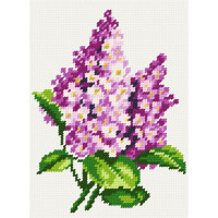 TD57 Quick Tapestry Набір для вишивки друкованим гобеленом - Бузок 22x30 см (страмін)