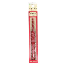 TED-065e Tulip Гачок Etimo Red №6,5 - 3,75 мм, довжина 14 см, алюміній, з подушечкою на ручці