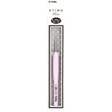TEL-16e Tulip Гачок для мережива  Etimo Rose №16 - 0,4 мм, довжина 14 см, сталь, з подушечкою на ручці