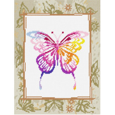 TL42 Метелик, 36х47 см. Quick Tapestry. Набір для вишивки пряжею гобеленовим стібком по канві з малюнком