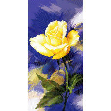 ТМ-146 Садовые зарисовки. Желтая роза. Тэла Артис. Схема для вышивания бисером