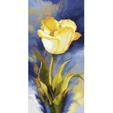 ТМ-147 Садовые зарисовки. Желтый тюльпан. Тэла Артис. Схема для вышивания бисером