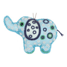 ТН-0740 VDV Набір для вишивки бісером - Іграшка Слоник 11х12 см (схема на сатині)