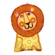 ТН-0766 VDV Набір для вишивки бісером - Іграшка Левеня 9х12 см (схема на сатині)