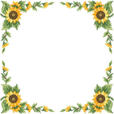 ТР032аБ5252k Барвиста вишиванка Набір для вишивки бісером - Скатертина Соняшники 80х80 см (атлас, білий)