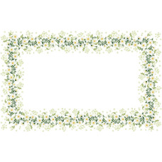 ТР041аБ9999k Барвиста вишиванка Набір для вишивки бісером - Скатертина Весняні Ромашки 230х160 (атлас, білий)