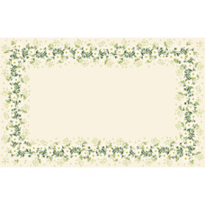 ТР041аМ9999k Барвиста вишиванка Набір для вишивки бісером - Скатертина Весняні Ромашки 230х160 (атлас, бежевий)