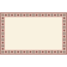 ТР048аМ9999k Барвиста вишиванка Набір для вишивки бісером - Скатертина Український орнамент 230х160 (атлас, бежевий)