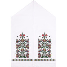 ТР049дн5099k Барвиста вишиванка Набір для вишивки бісером - Весільний рушник 48х250 (домоткане полотно, білий)