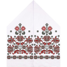 ТР055пн3099k Барвиста вишиванка Набір для вишивки бісером - Рушник для Весільних Ікон 28х120 (габардин, білий)