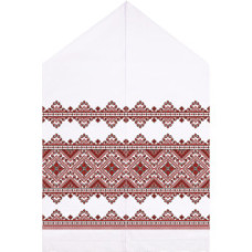 ТР061пн5099k Барвиста вишиванка Набір для вишивки бісером - Весільний рушник 48х250 (габардин, білий)