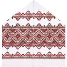 ТР062дн4599k Барвиста вишиванка Набір для вишивки бісером - Рушник під Коровай 48х170 (домоткане полотно, білий)