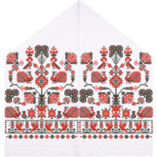 ТР070пн4599k Барвиста вишиванка Набір для вишивки бісером - Рушник під Коровай 48х170 (габардин, білий)