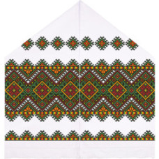 ТР080пн4599k Барвиста вишиванка Набір для вишивки бісером - Рушник під Коровай 48х170 (габардин, білий)