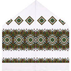 ТР084дн4599k Барвиста вишиванка Набір для вишивки бісером - Рушник під Коровай 48х170 (домоткане полотно, білий)