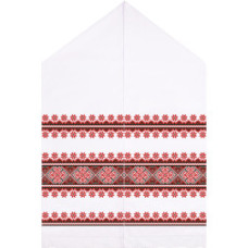 ТР087пн5099k Барвиста вишиванка Набір для вишивки бісером - Весільний рушник 48х250 (габардин, білий)