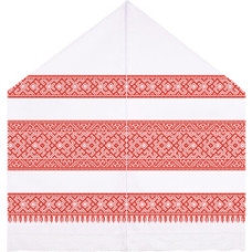 ТР108дн4599k Барвиста вишиванка Набір для вишивки бісером - Рушник під Коровай 48х170 (домоткане полотно, білий)