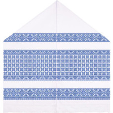 ТР112пн4599k Барвиста вишиванка Набір для вишивки бісером - Рушник під Коровай 48х170 (габардин, білий)