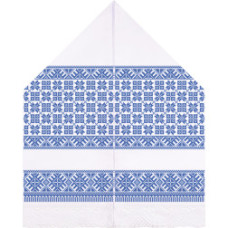 ТР113пн3099k Барвиста вишиванка Набір для вишивки бісером - Рушник для Весільних Ікон 28х120 (габардин, білий)