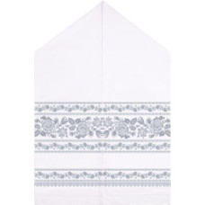 ТР119пн5099k Барвиста вишиванка Набір для вишивки бісером - Весільний рушник 48х250 (габардин, білий)