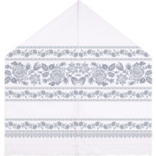 ТР120дн4599k Барвиста вишиванка Набір для вишивки бісером - Рушник під Коровай 48х170 (домоткане полотно, білий)