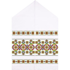 ТР131ан5099k Барвиста вишиванка Набір для вишивки бісером - Весільний рушник 48х250 (атлас, білий)