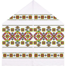 ТР132дн4599k Барвиста вишиванка Набір для вишивки бісером - Рушник під Коровай 48х170 (домоткане полотно, білий)