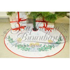 ТР164аБ9999i Барвиста вишиванка Набір для вишивки друкованим хрестиком - Спідничка під ялинку Ангелики 100 см (атлас)